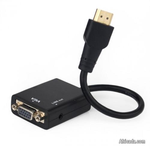 HDMI to VGA + Audio Conversion Cable Electronics for sale in Cape